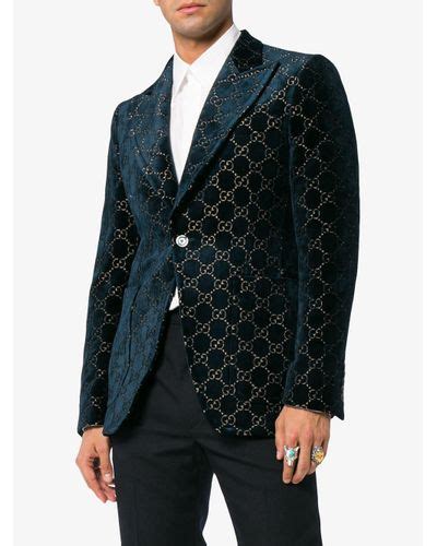 men's gucci blazer mens|Gucci warm up suits men.